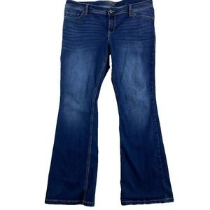 2/$30 Torrid Jeans Women Sz 18R Medium Wash‎ Bootcut Flare Western